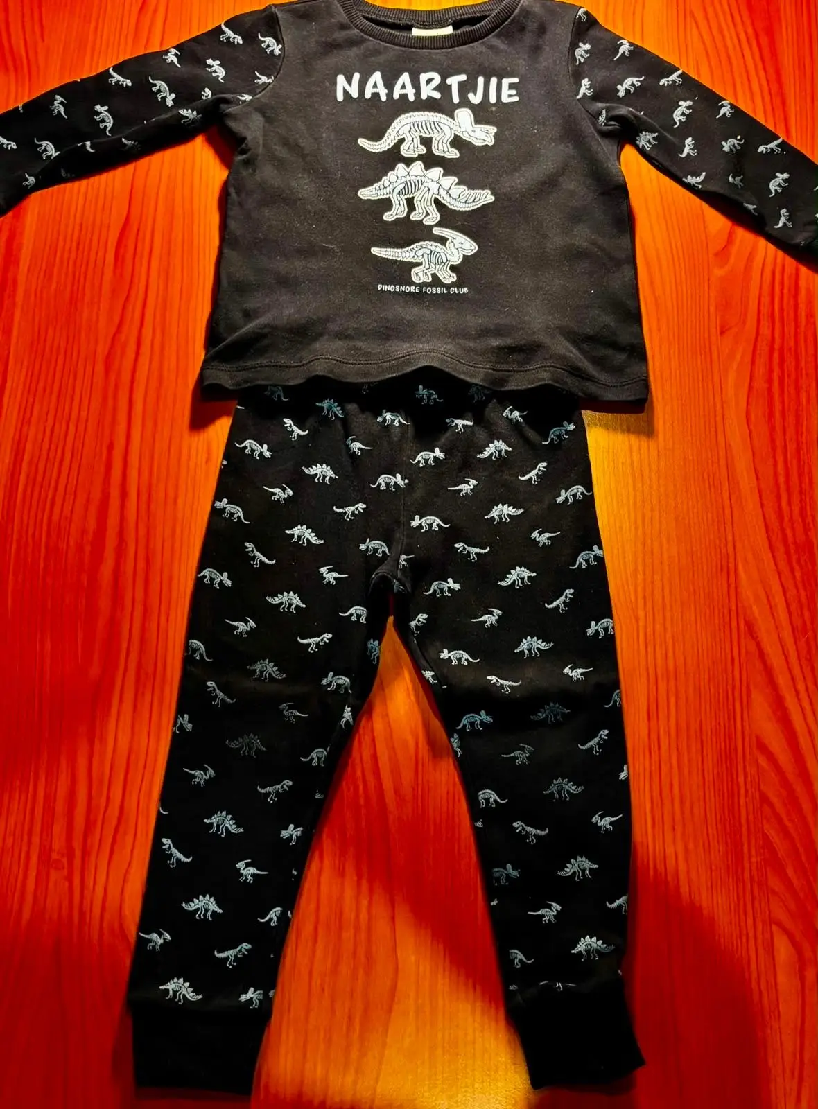 Naartjie Kids Dinosaur Fossil Club Pajama Set
