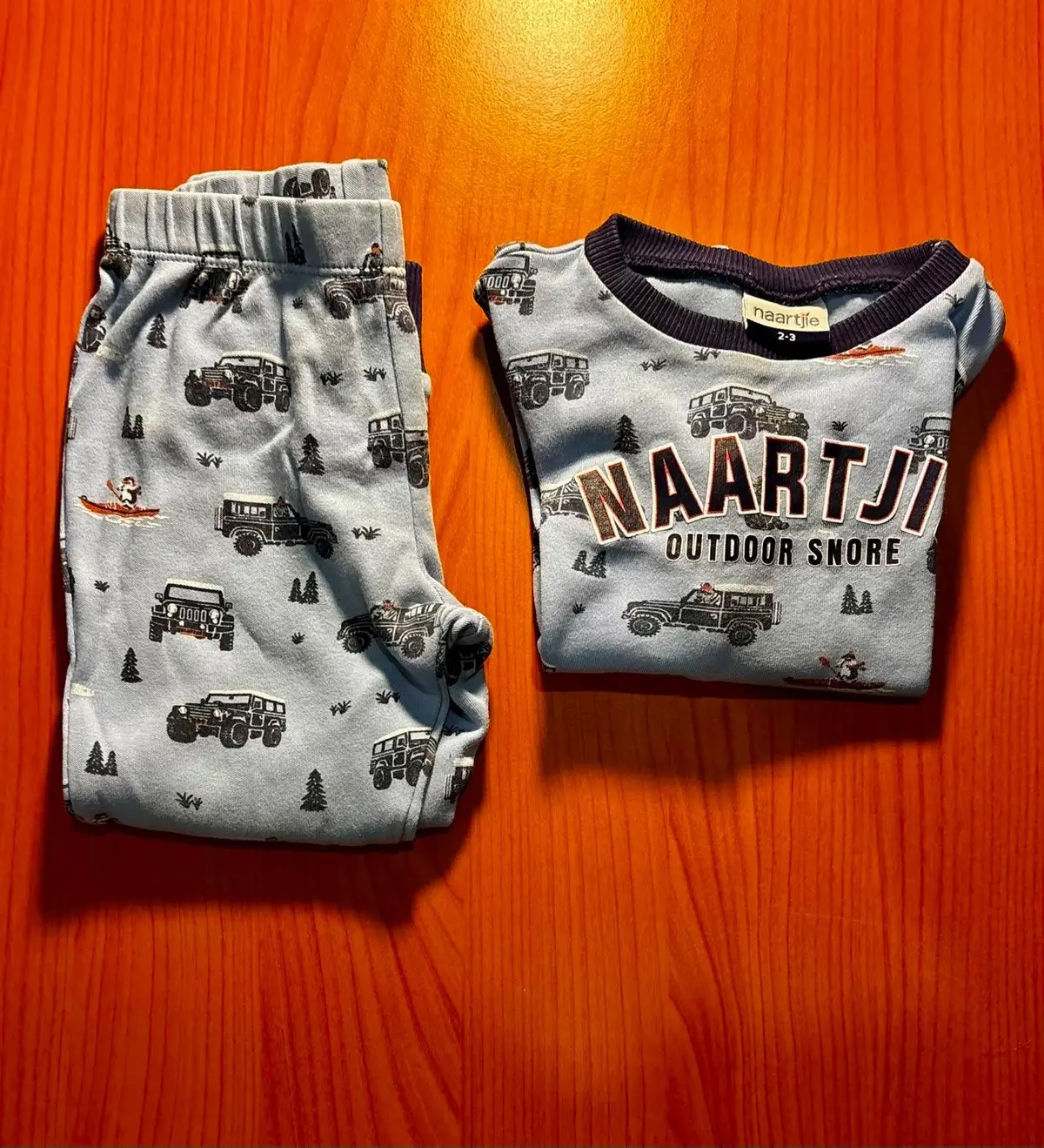 Naartjie Kids Outdoor Snore Pajama Set