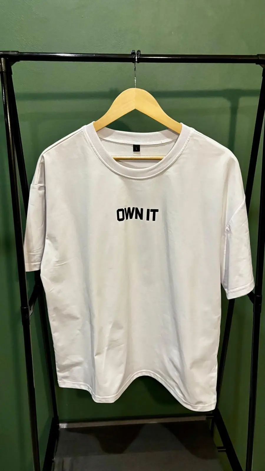 Shein White Own It Graphic T-Shirt