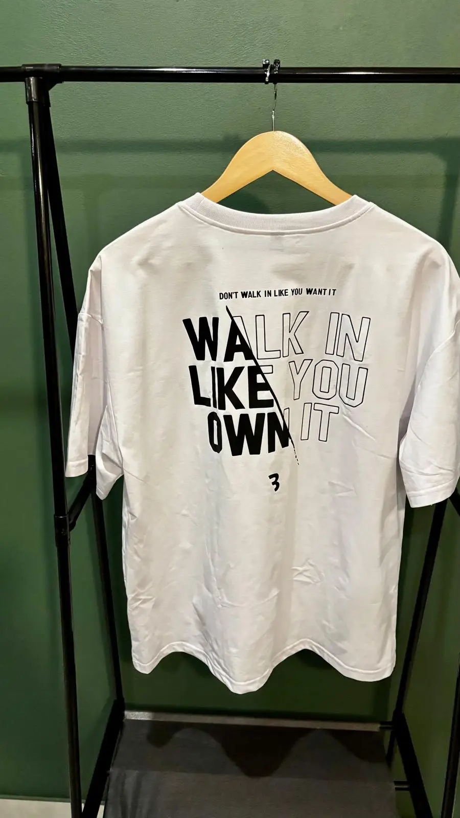 Shein White Own It Graphic T-Shirt