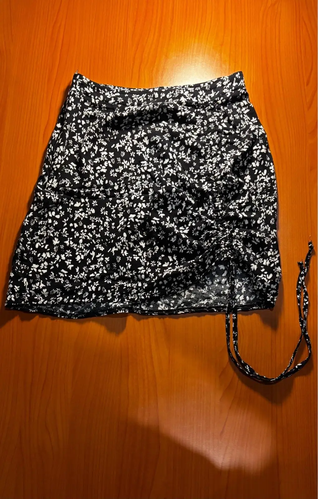 Mr Price Black Floral Mini Skirt