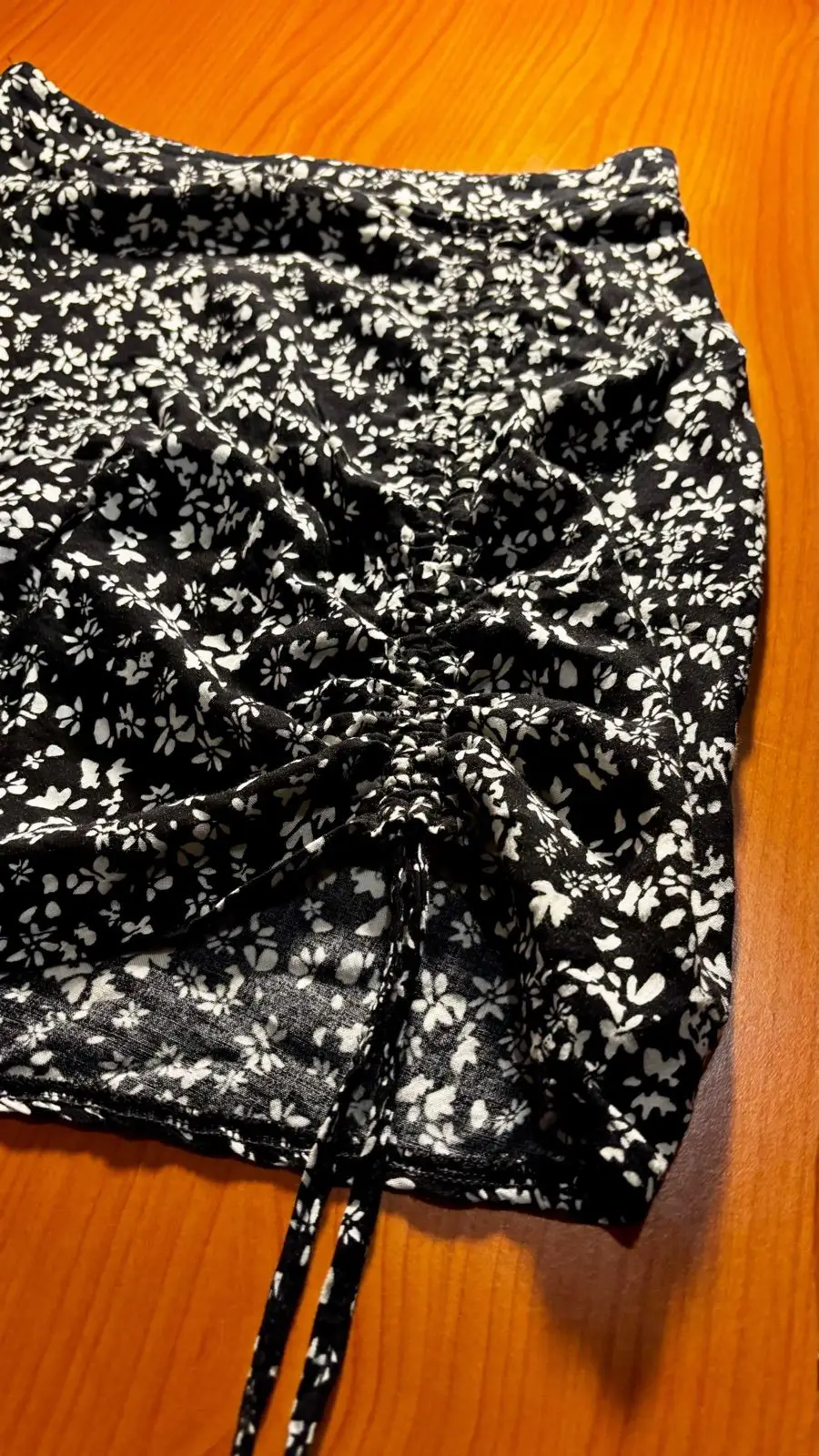 Mr Price Black Floral Mini Skirt
