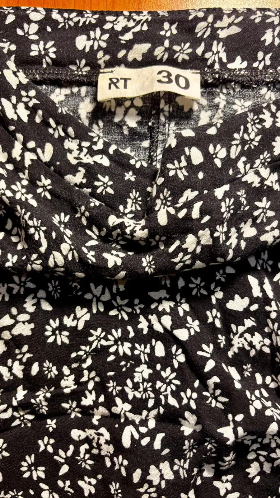 Mr Price Black Floral Mini Skirt