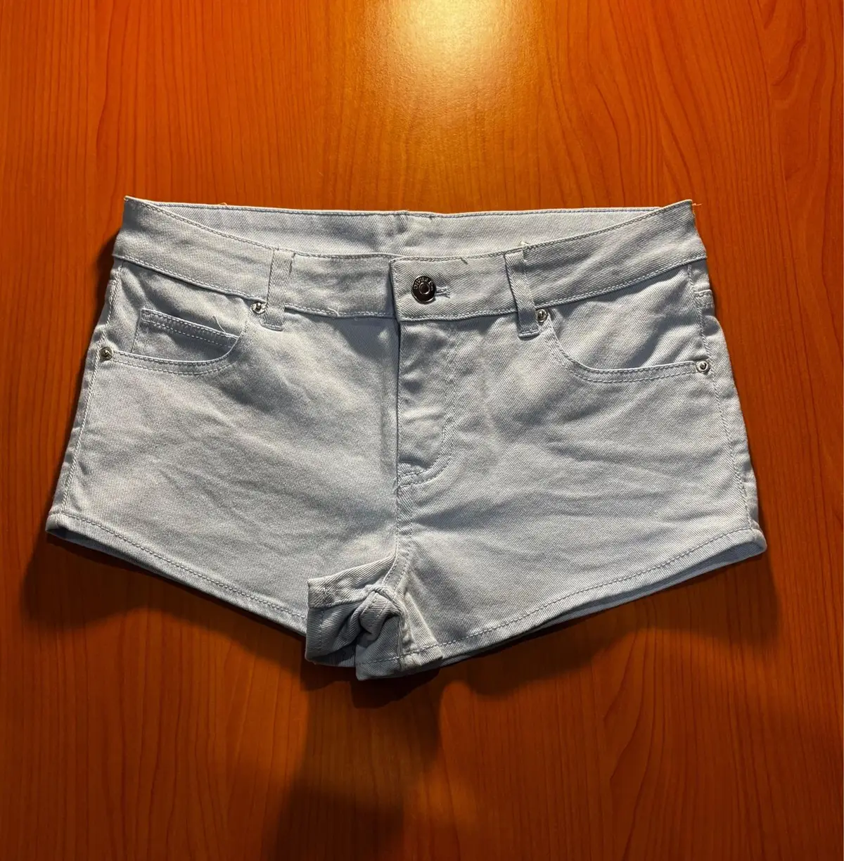 H&M Light Wash Denim Shorts