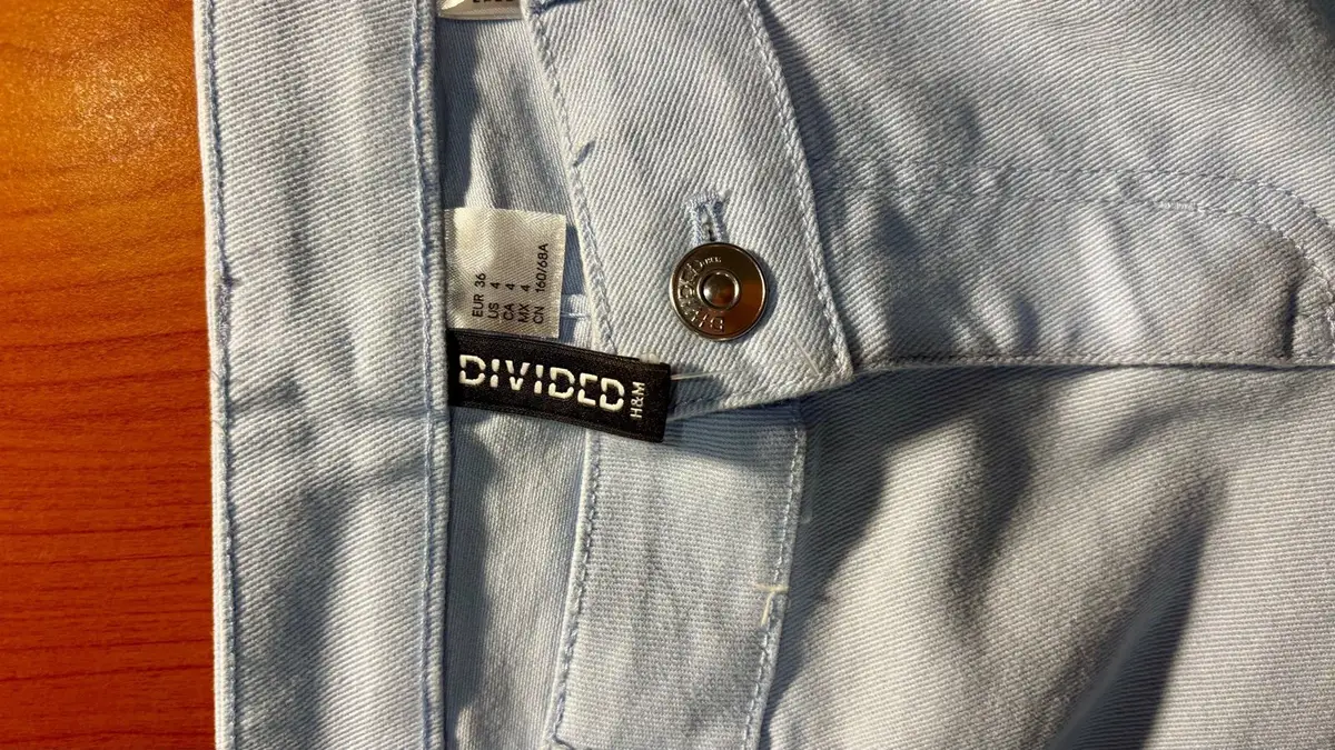 H&M Light Wash Denim Shorts