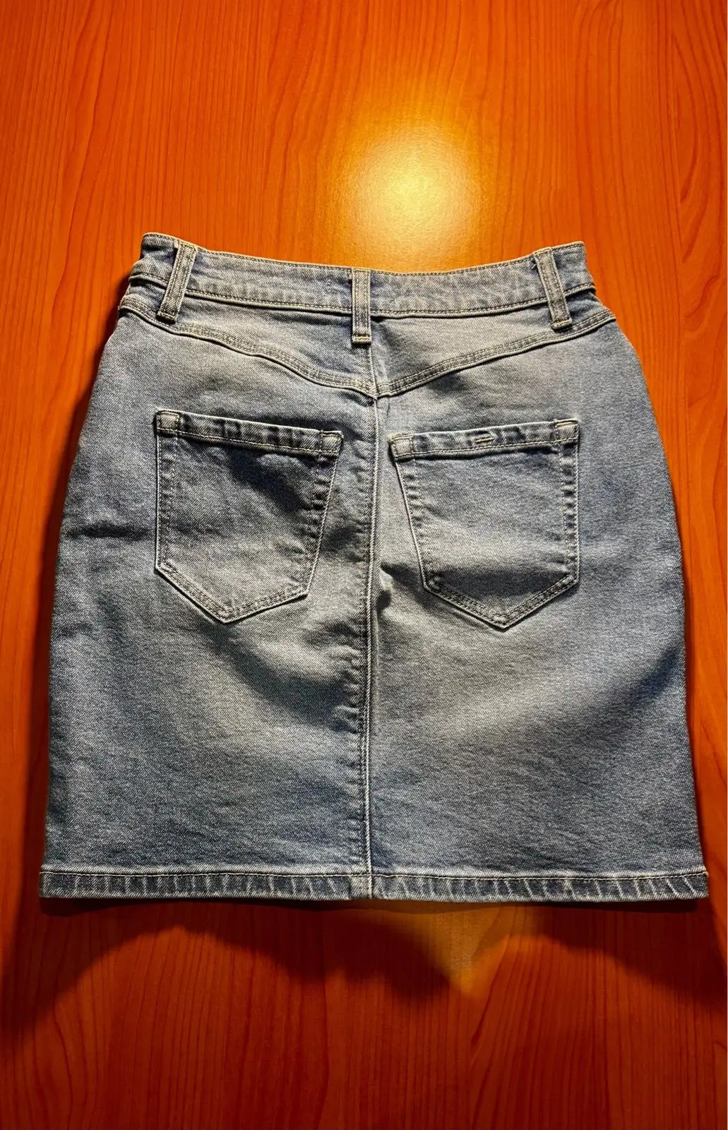 Zara Blue Denim Mini Skirt