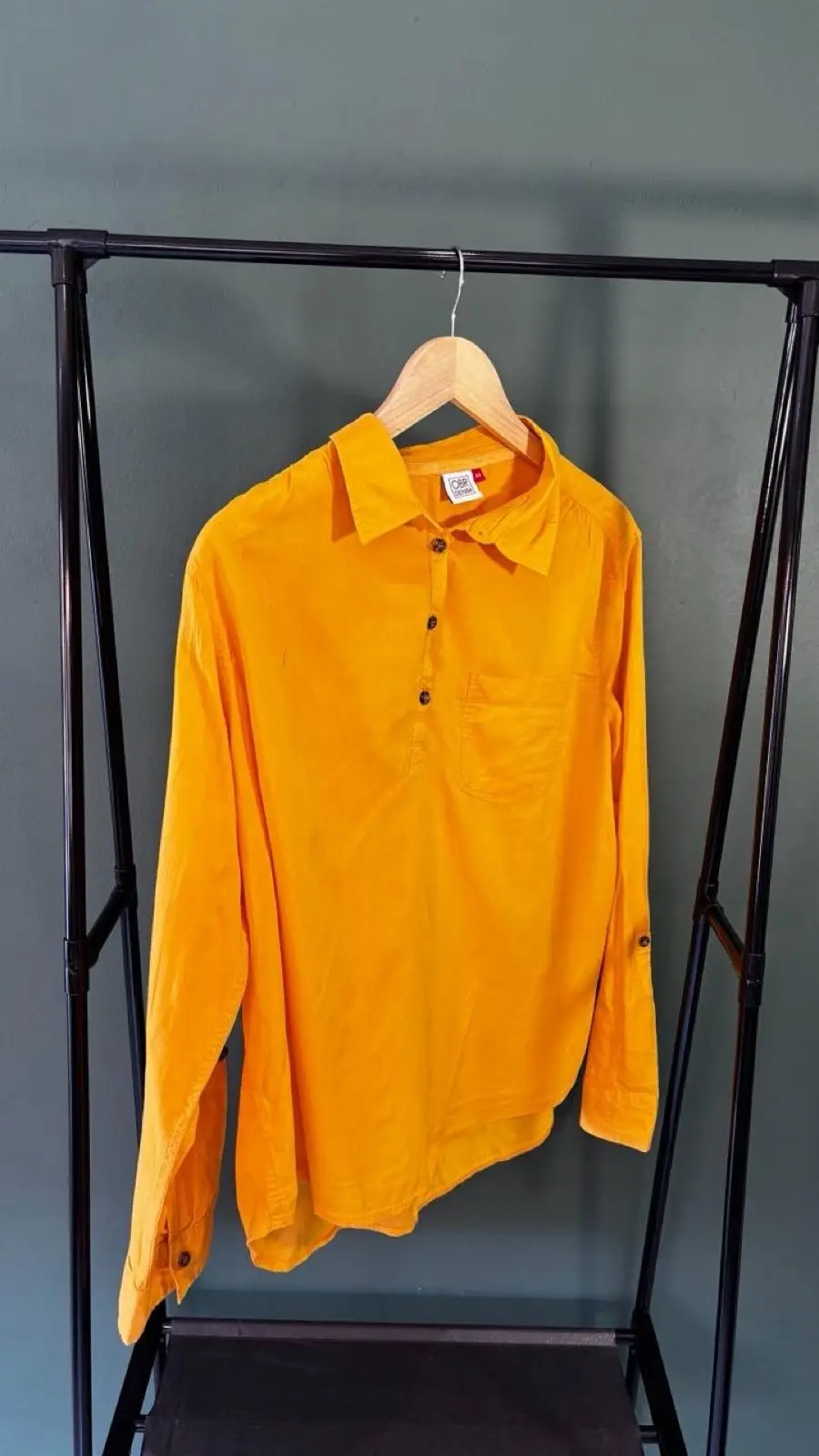 Truworths OBR Denim Yellow Long Sleeve Shirt