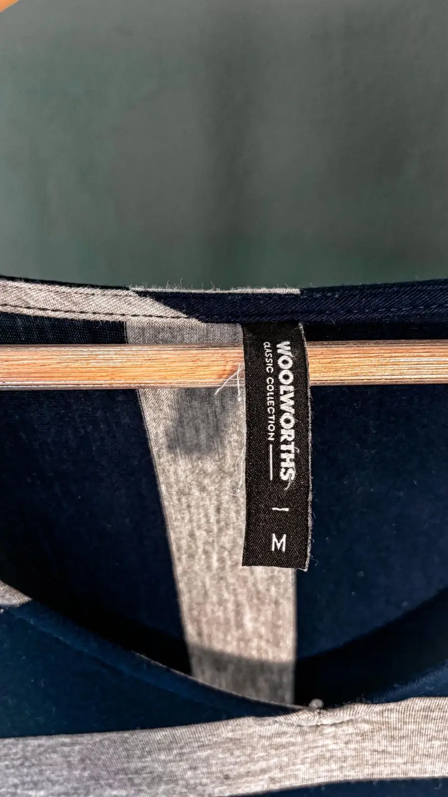 Woolworths Striped V-Neck Short Sleeve Top