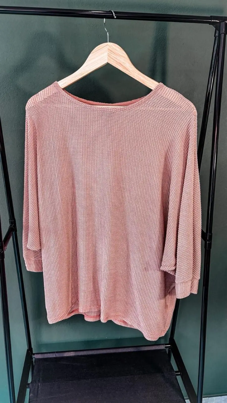 Truworths Dusty Pink Waffle Knit Top
