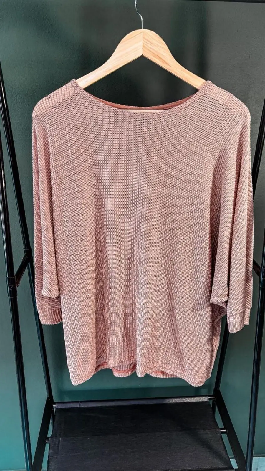 Truworths Dusty Pink Waffle Knit Top
