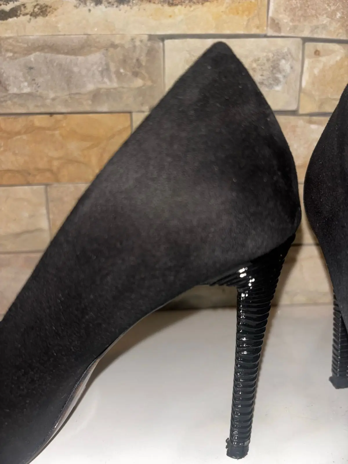Sissy Boy Black Pointed Toe Heels