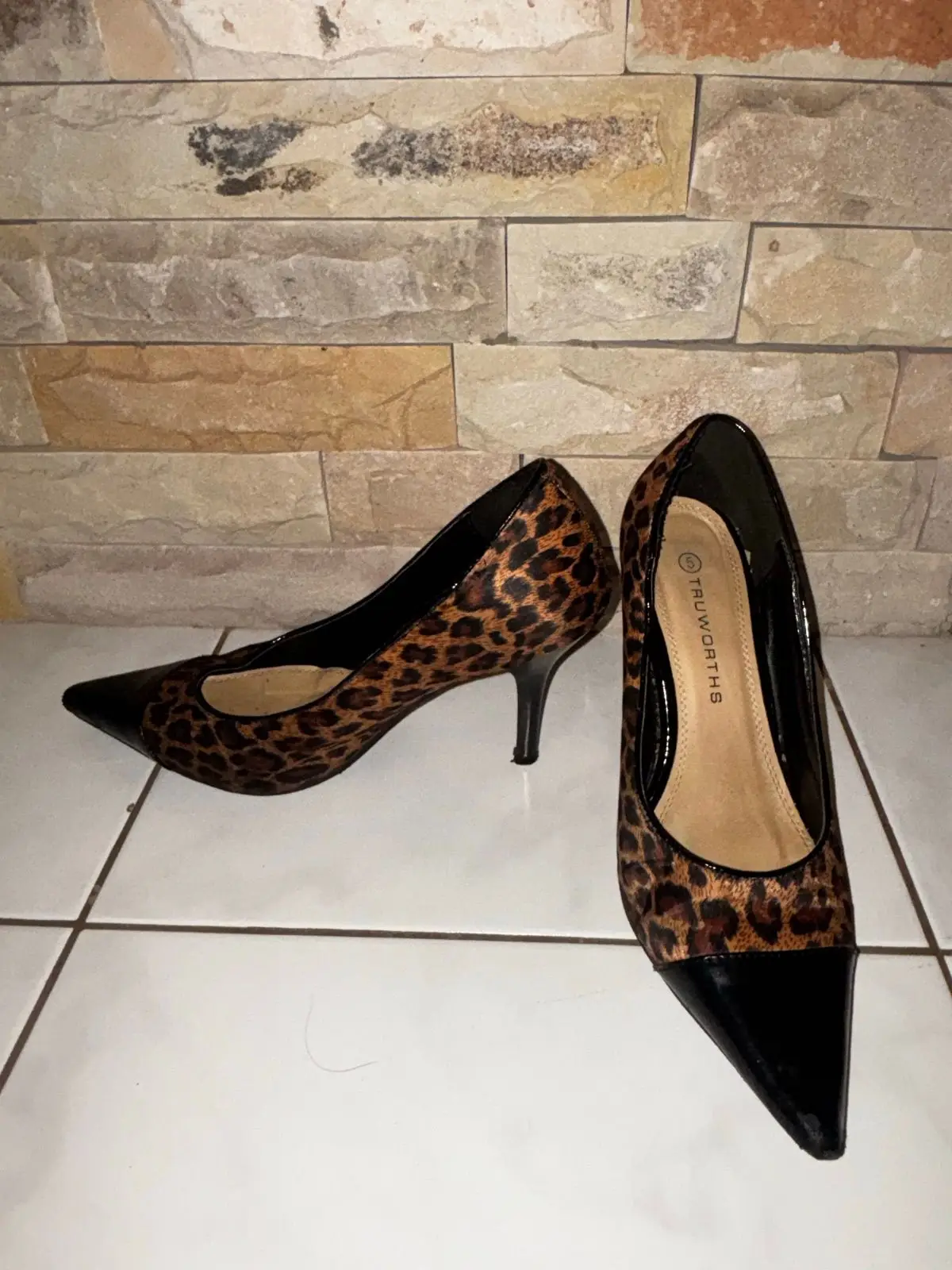 Truworths Leopard Print Pointed Heels