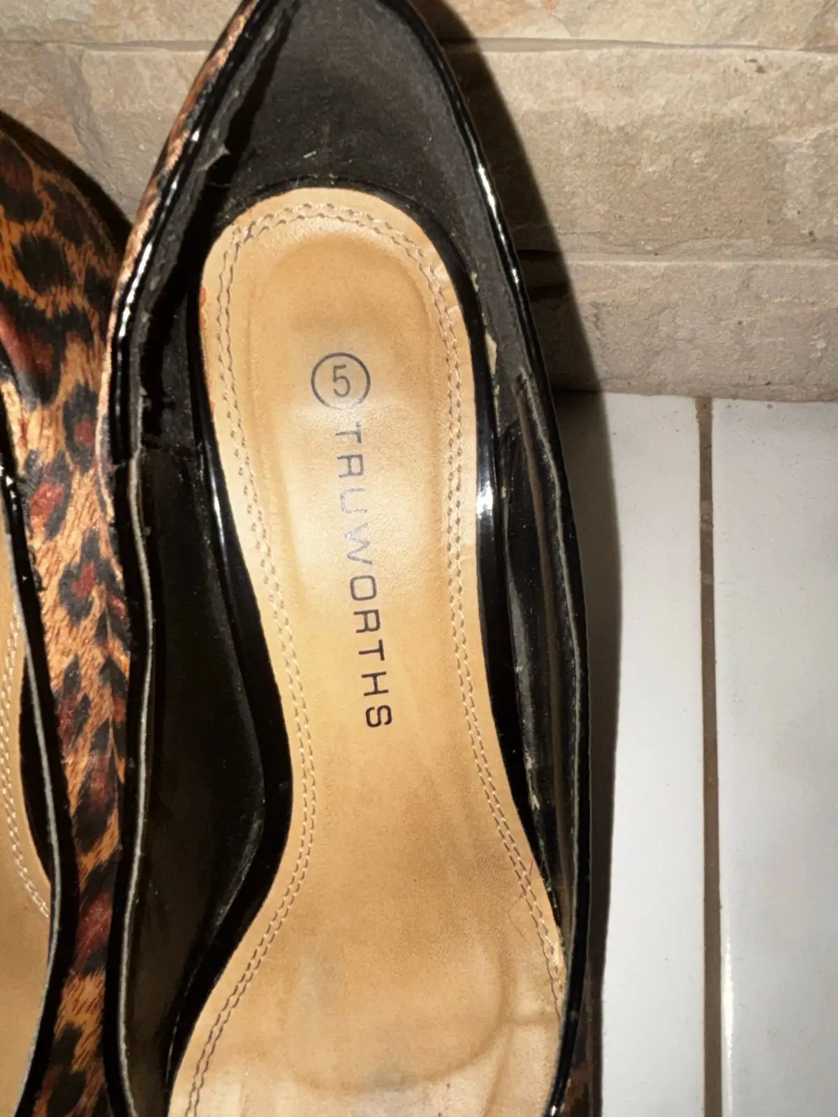 Truworths Leopard Print Pointed Heels