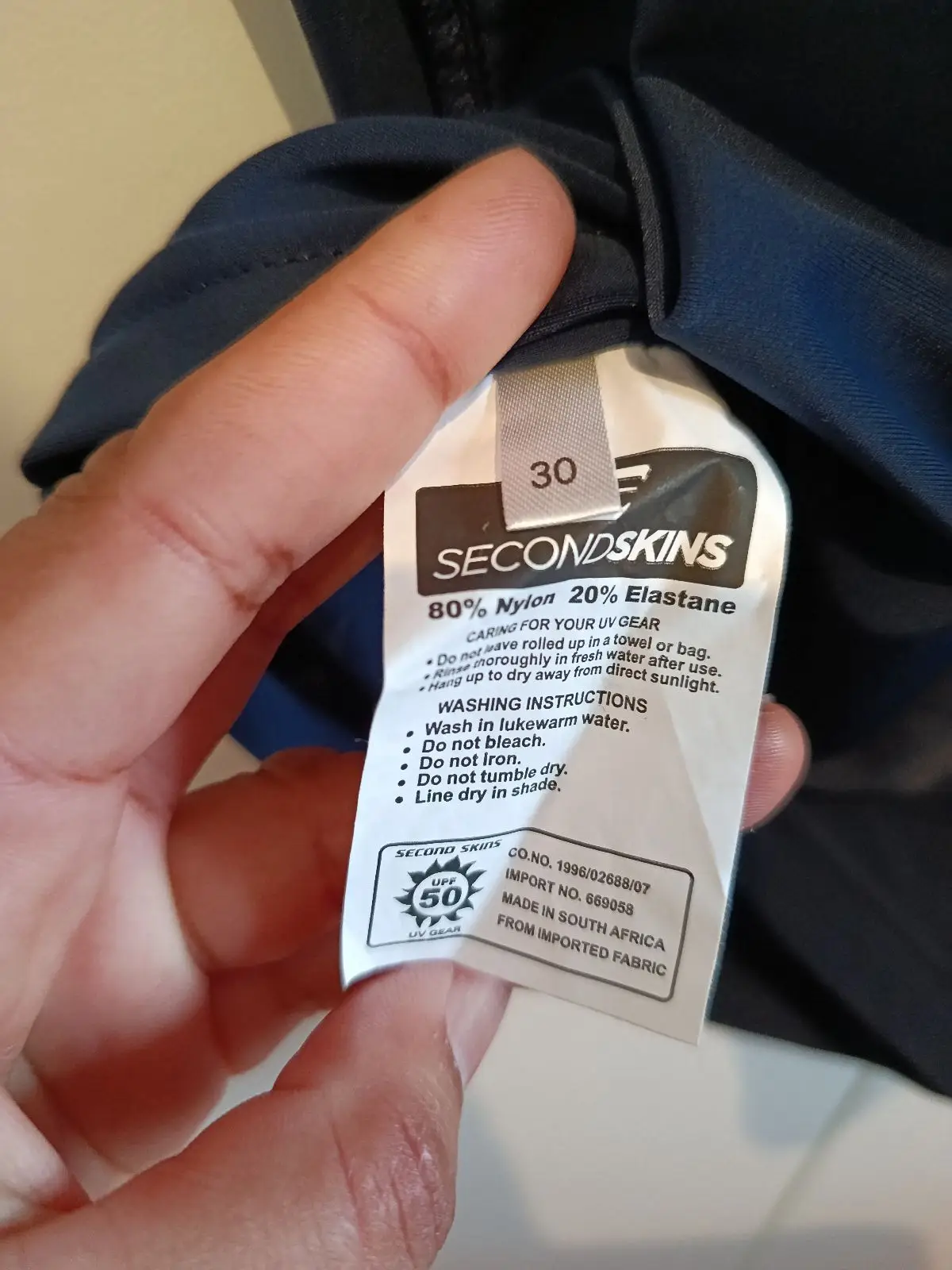 Second Skins Short Sleeve Rash Vest