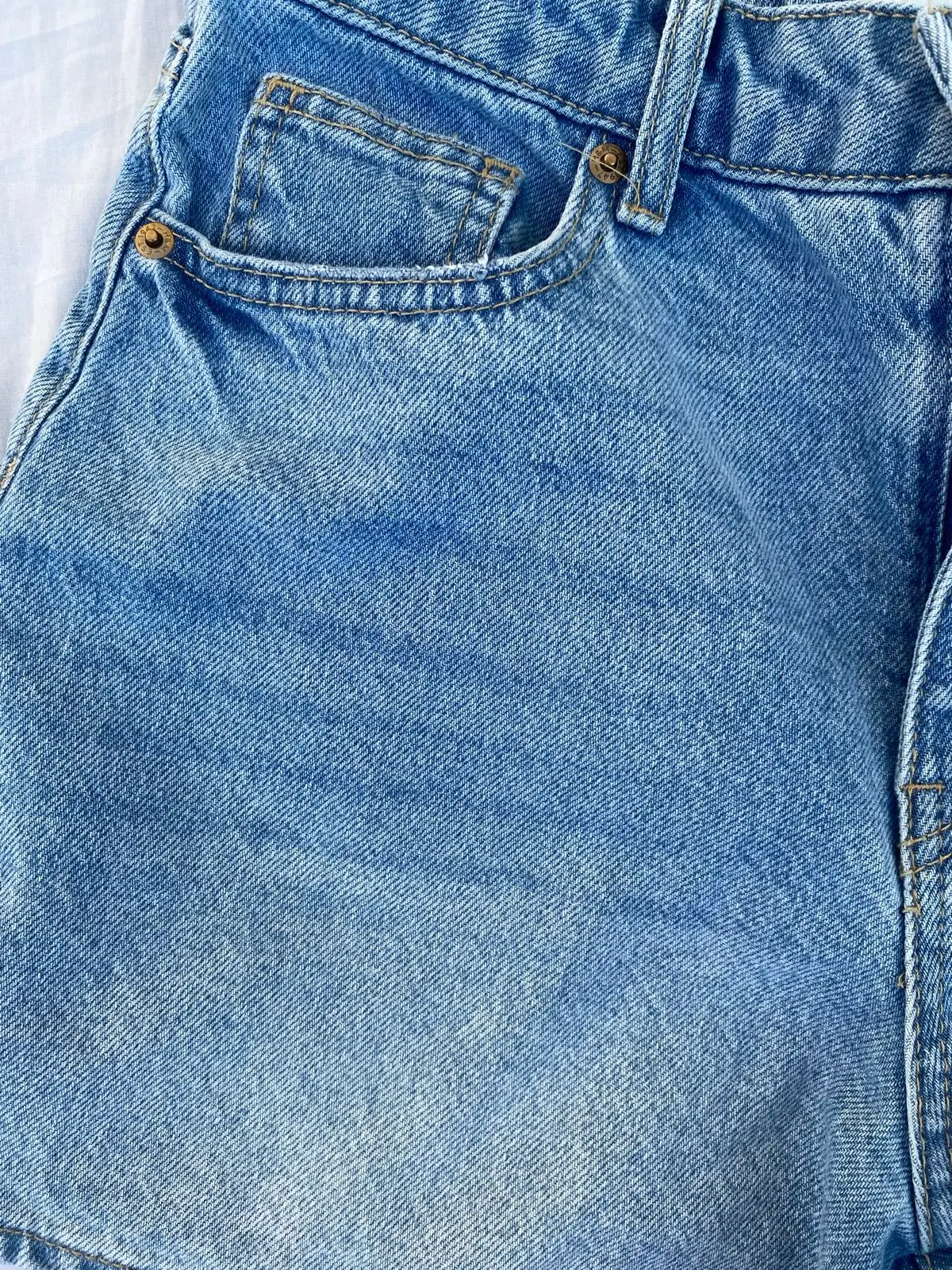 H&M Light Wash Denim Shorts