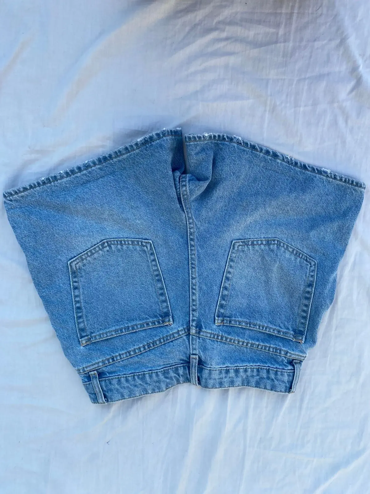 H&M Light Wash Denim Shorts