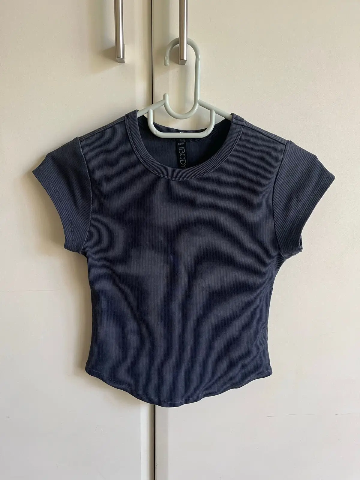 Cotton On Body Ribbed Short Sleeve Crop Top