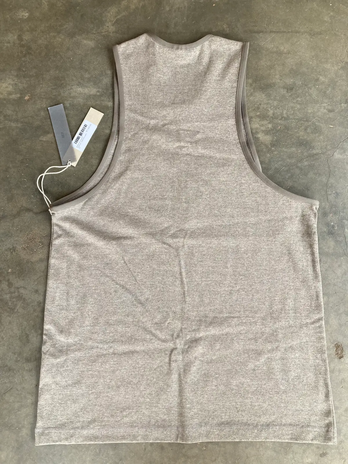 ESSENTIALS (FEAR OF GOD) HEAVY TANK-TOP -HEATHER GREY
