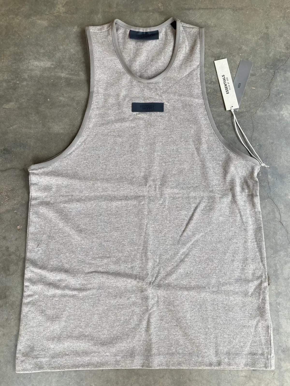 Fear of God Essentials ESSENTIALS (FEAR OF GOD) HEAVY TANK-TOP -HEATHER GREY