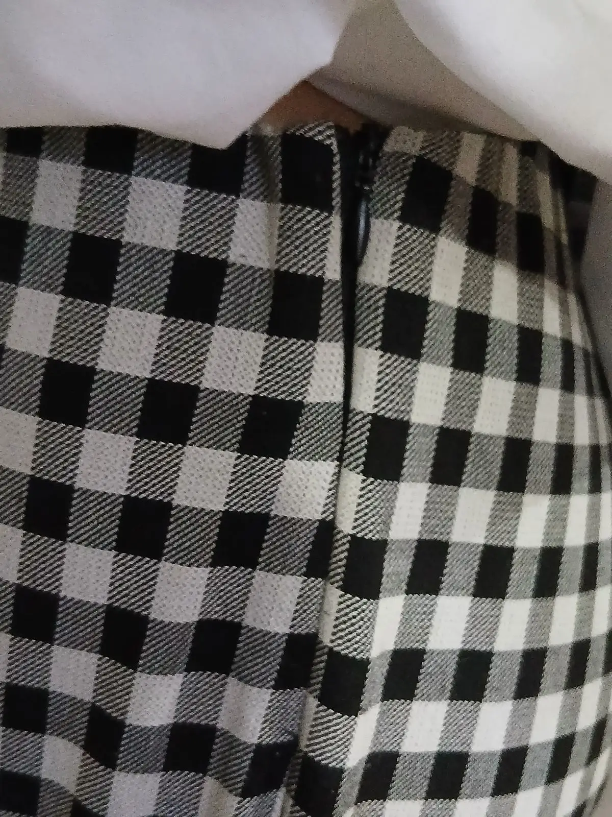 Zara Gingham Checkered Trousers