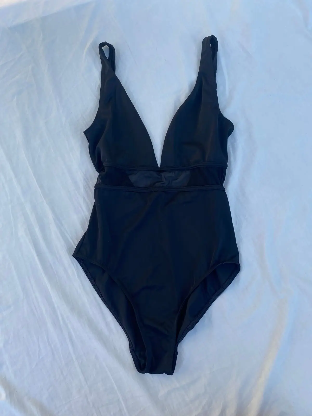 Black One-Piece Swimsuit