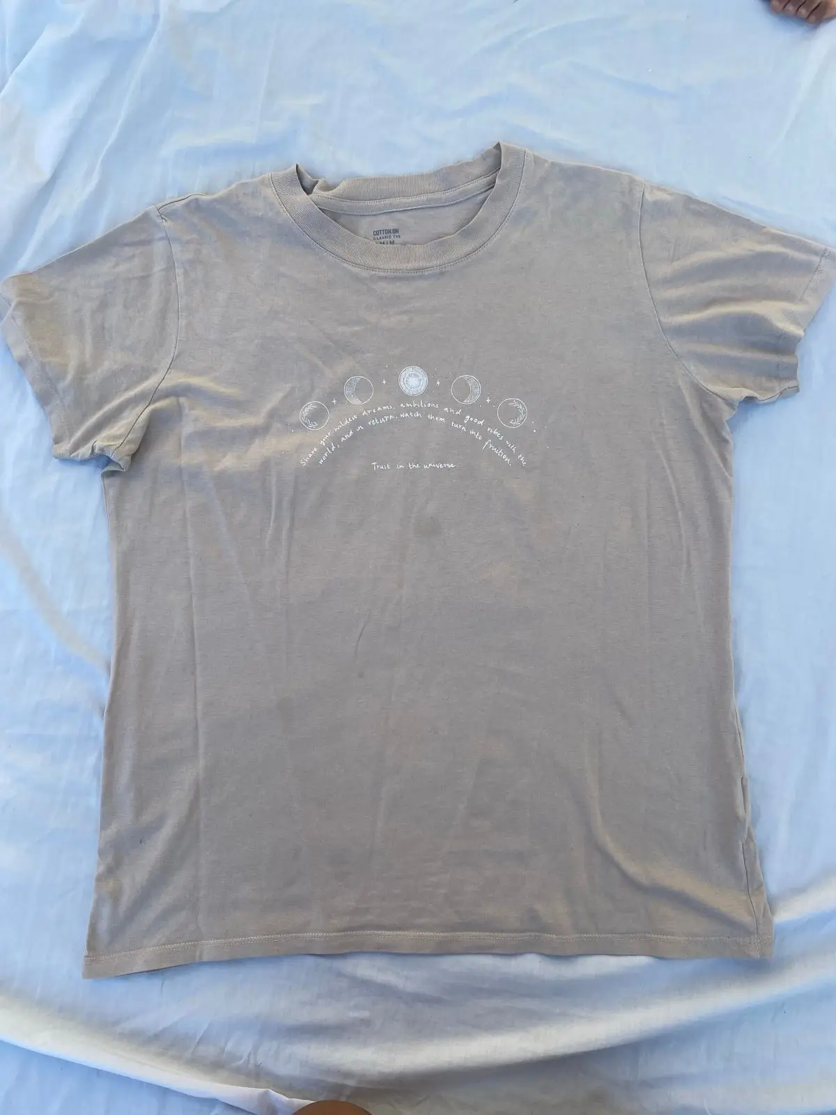 Cotton On Beige Graphic Classic Tee
