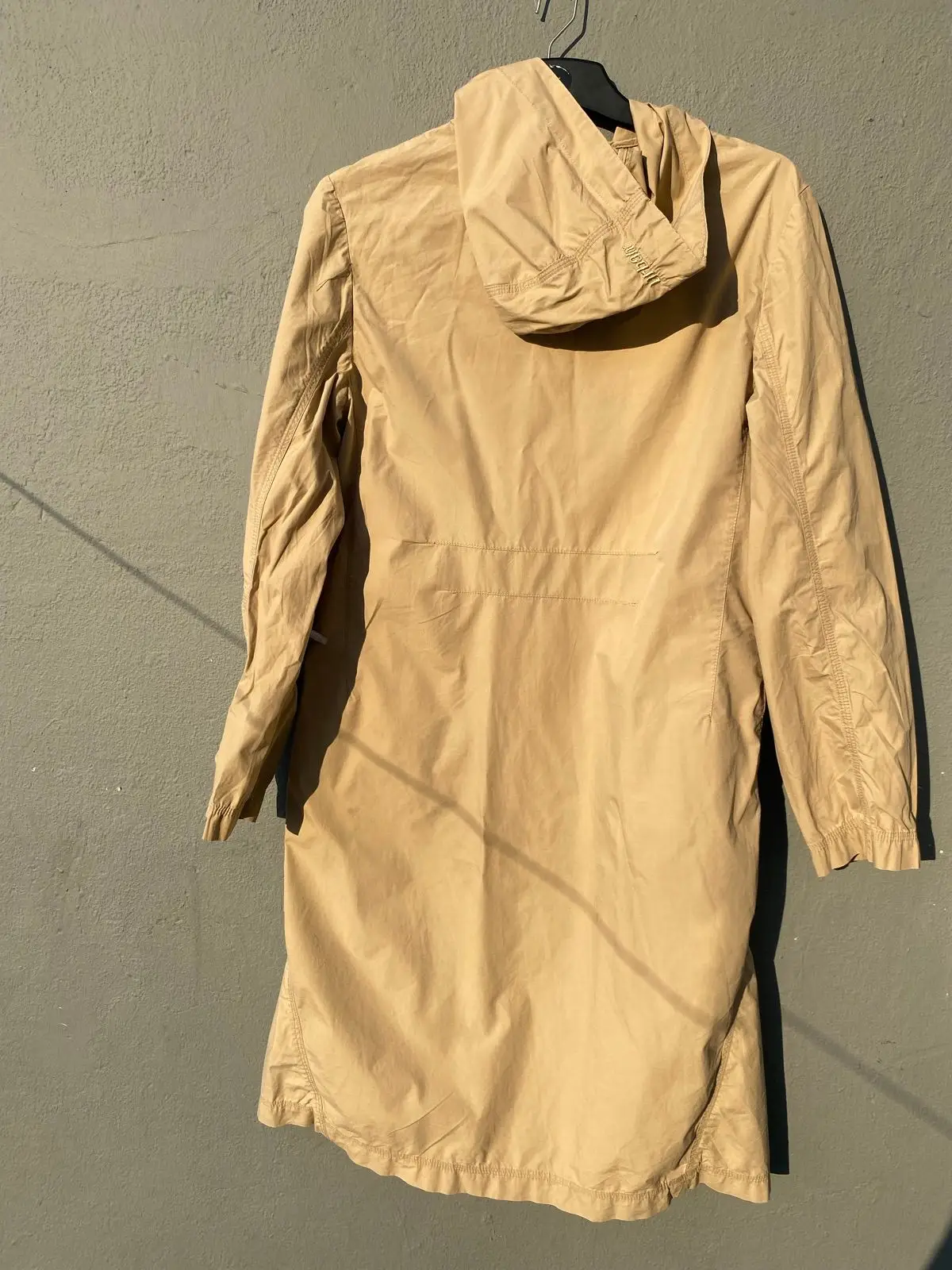 Urban Outfitters Beige Hooded Trench Coat