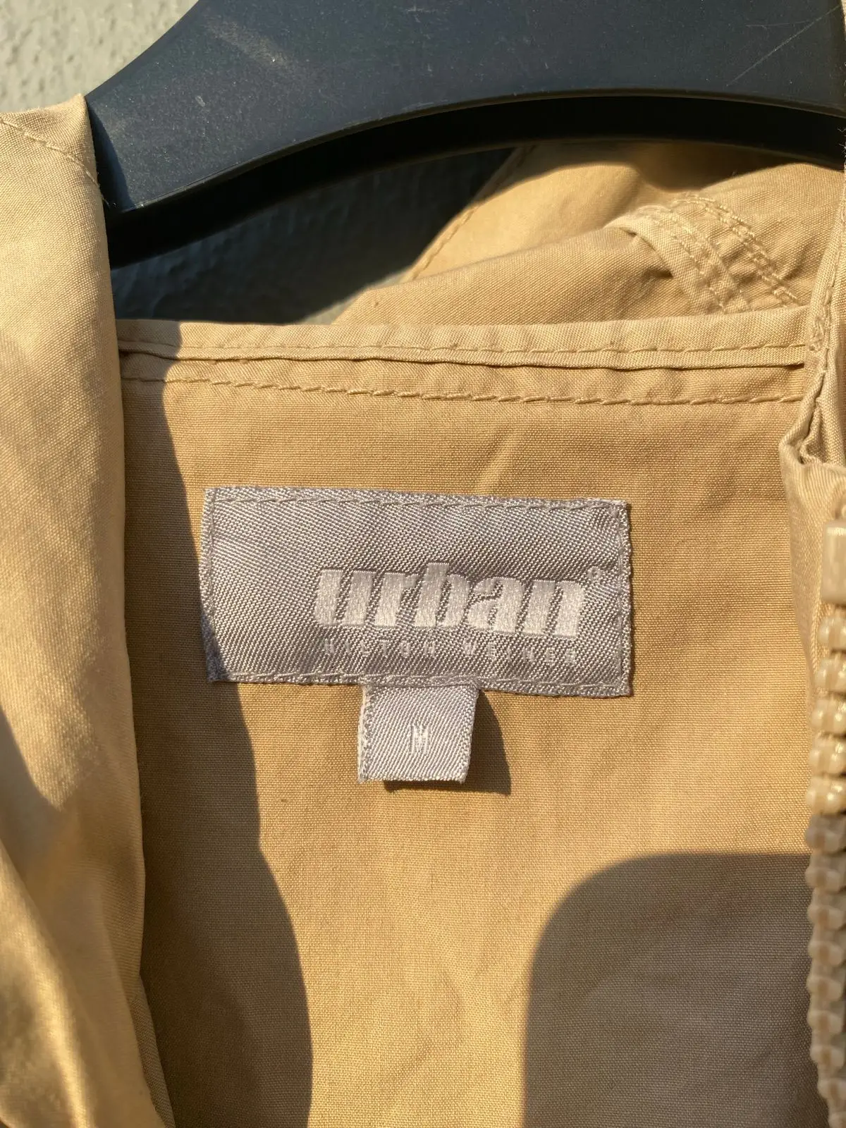 Urban Outfitters Beige Hooded Trench Coat