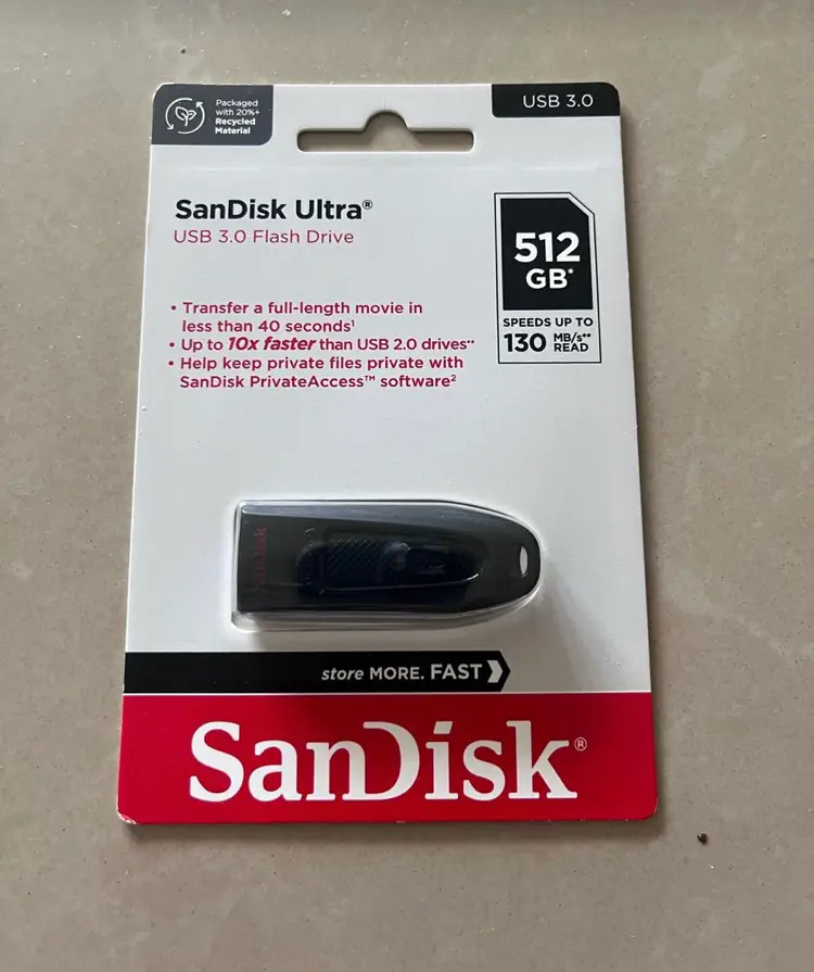 Sandisk 512GB USB 3.0