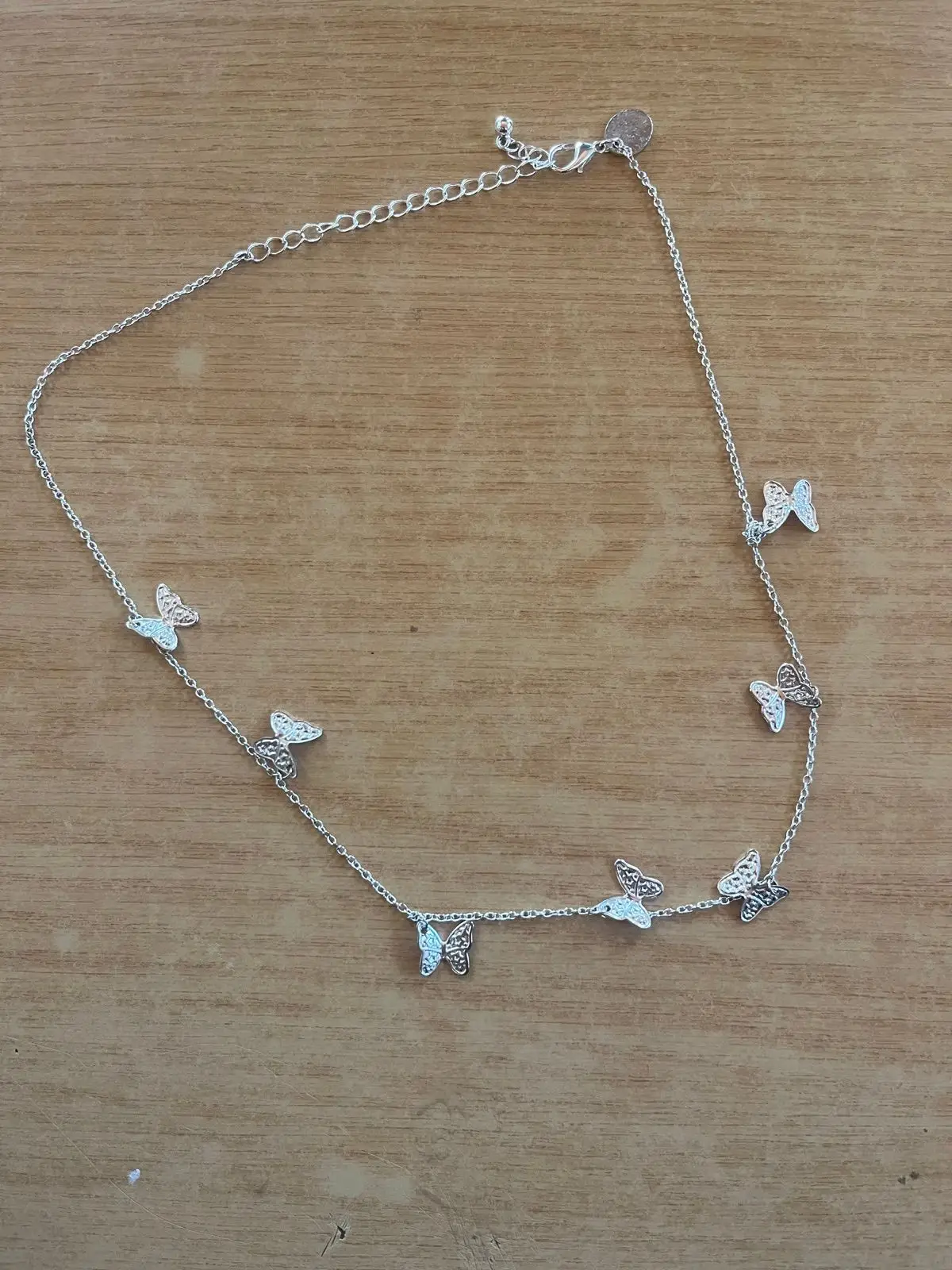 Lovisa Silver Tone Butterfly Charm Necklace