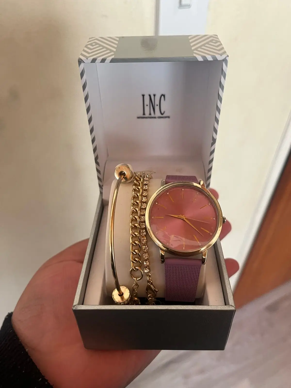 INC International Concepts Ladies Watch and Bracelet Gift Set