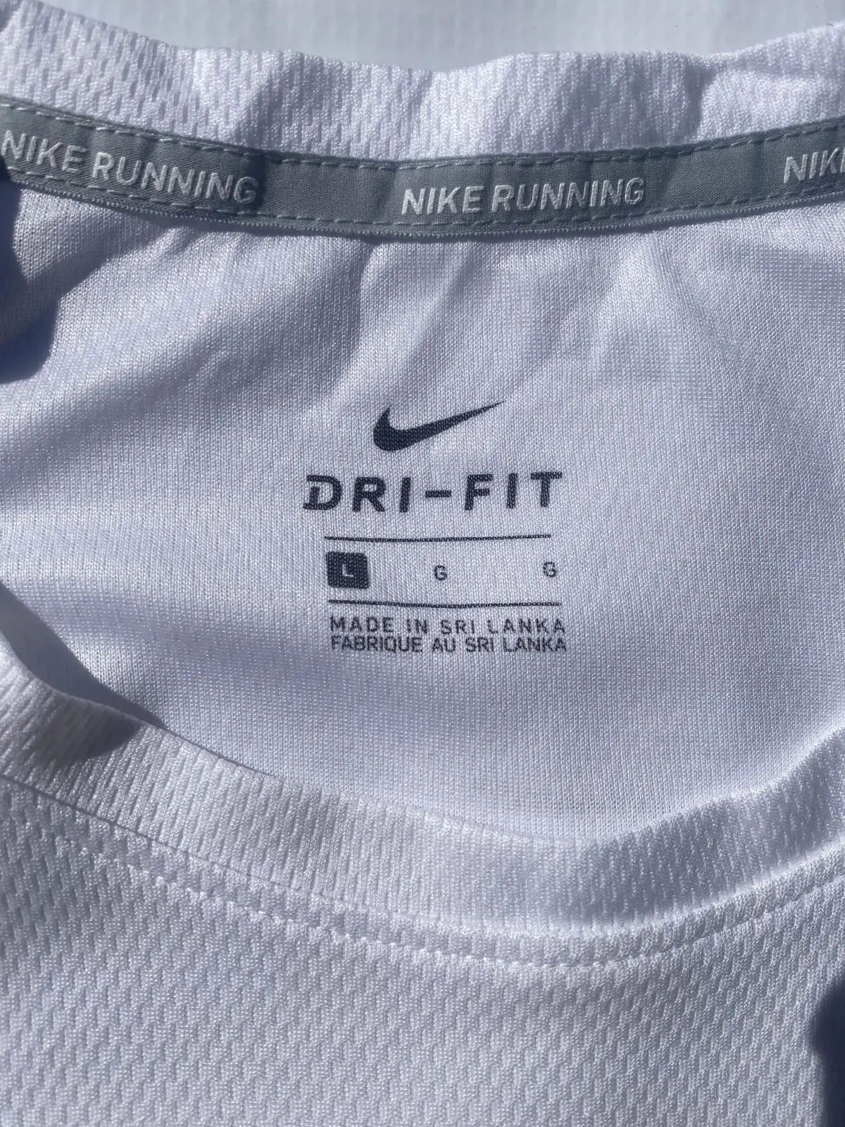 Nike Dri-FIT White T-Shirt