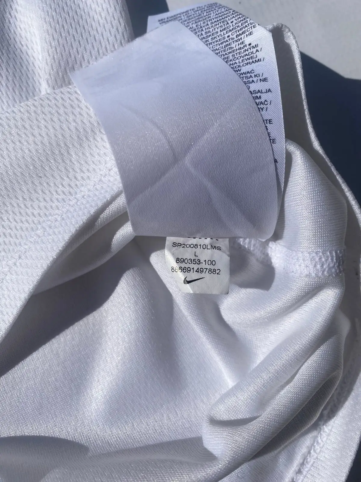 Nike Dri-FIT White T-Shirt
