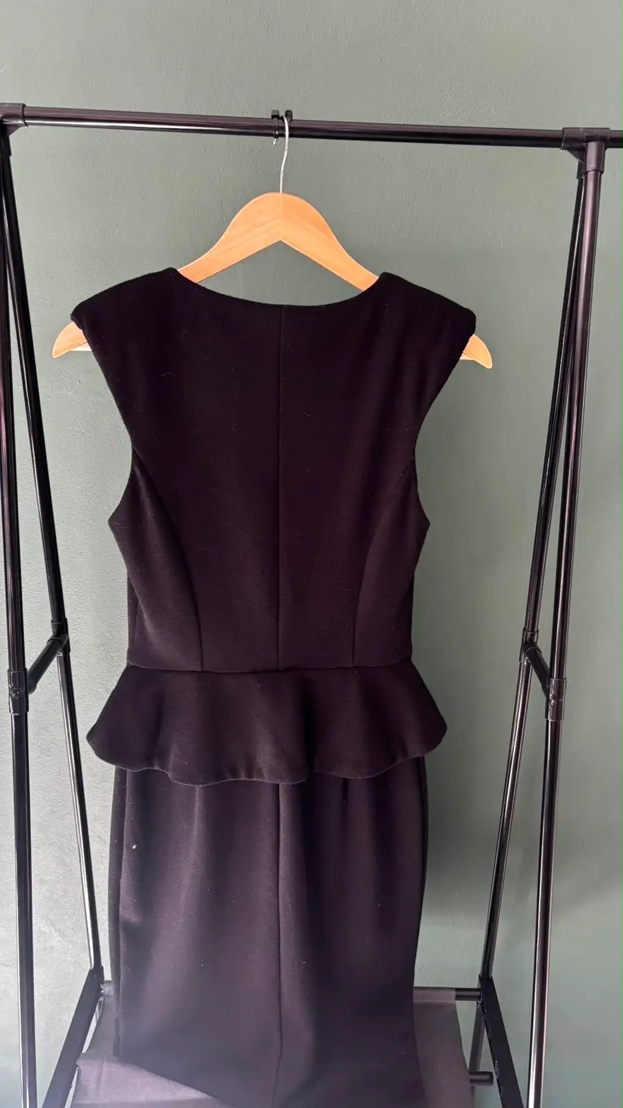 H&M Jane Norman London Zip-Front Peplum Pencil Dress