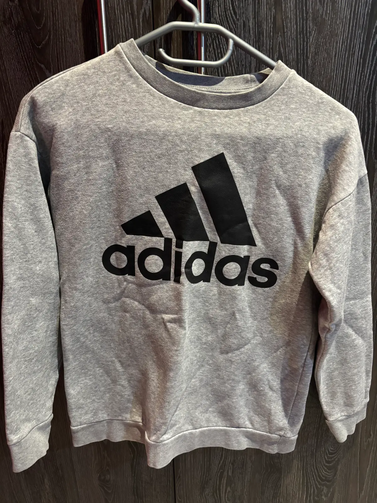 Grey Adidas Crewneck Sweatshirt
