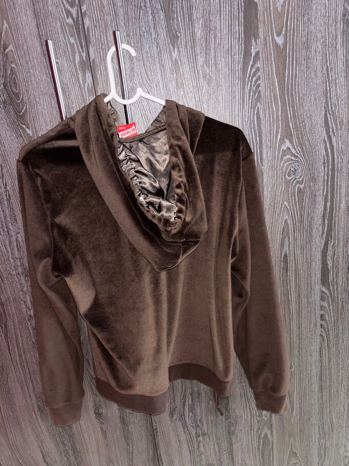 Brown Zip-Up Hoodie