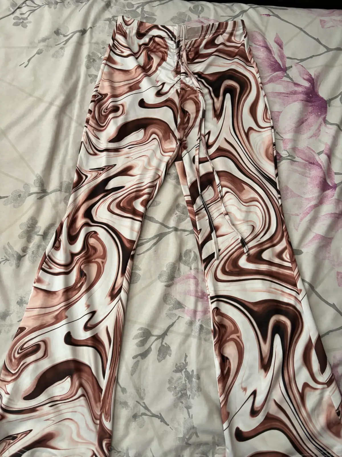 Shein Marble Flare Pants