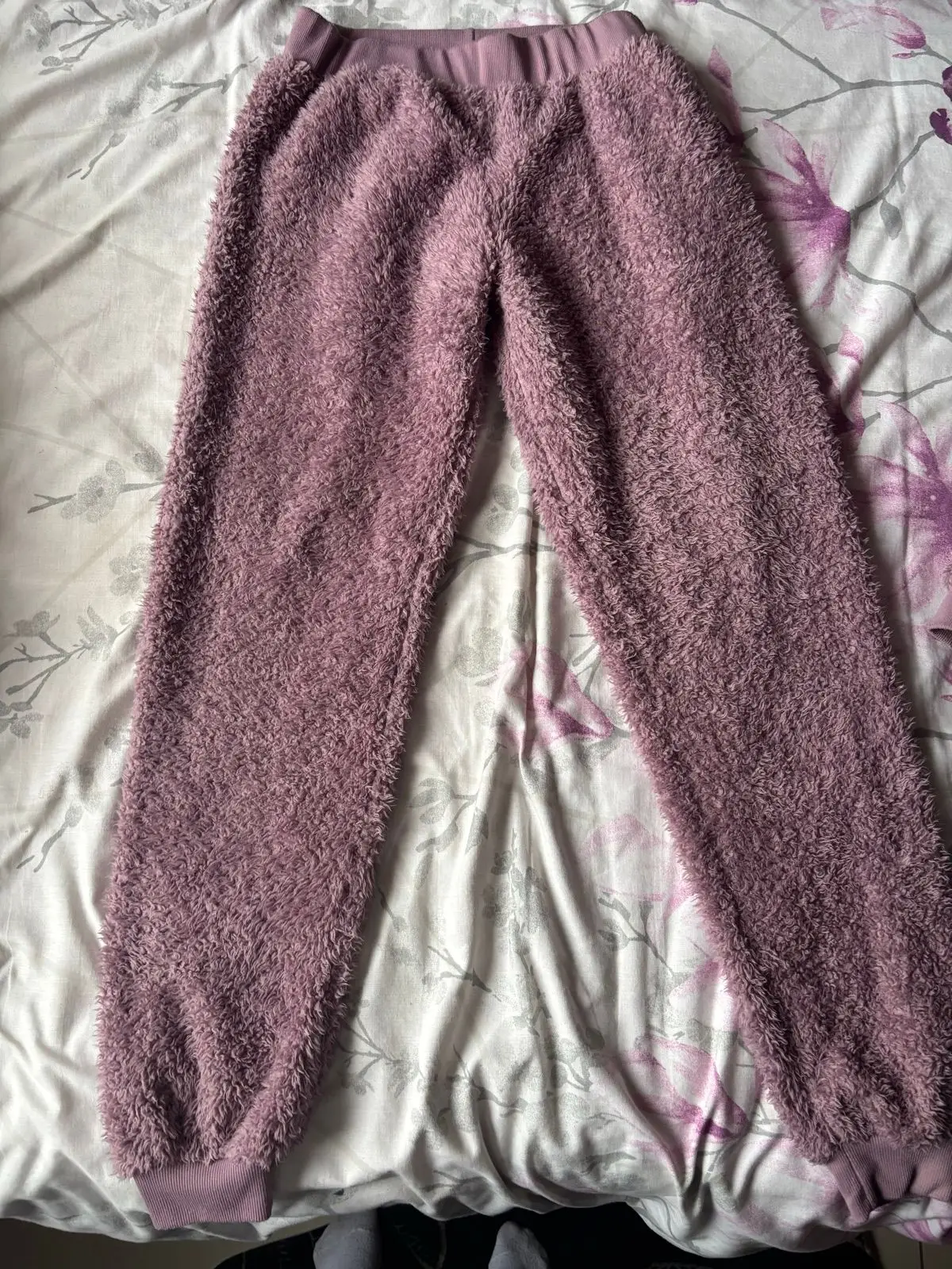 Pink Fluffy Loungewear Top