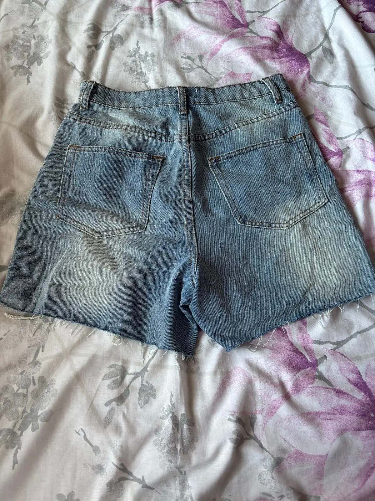 Legit Distressed Denim Shorts