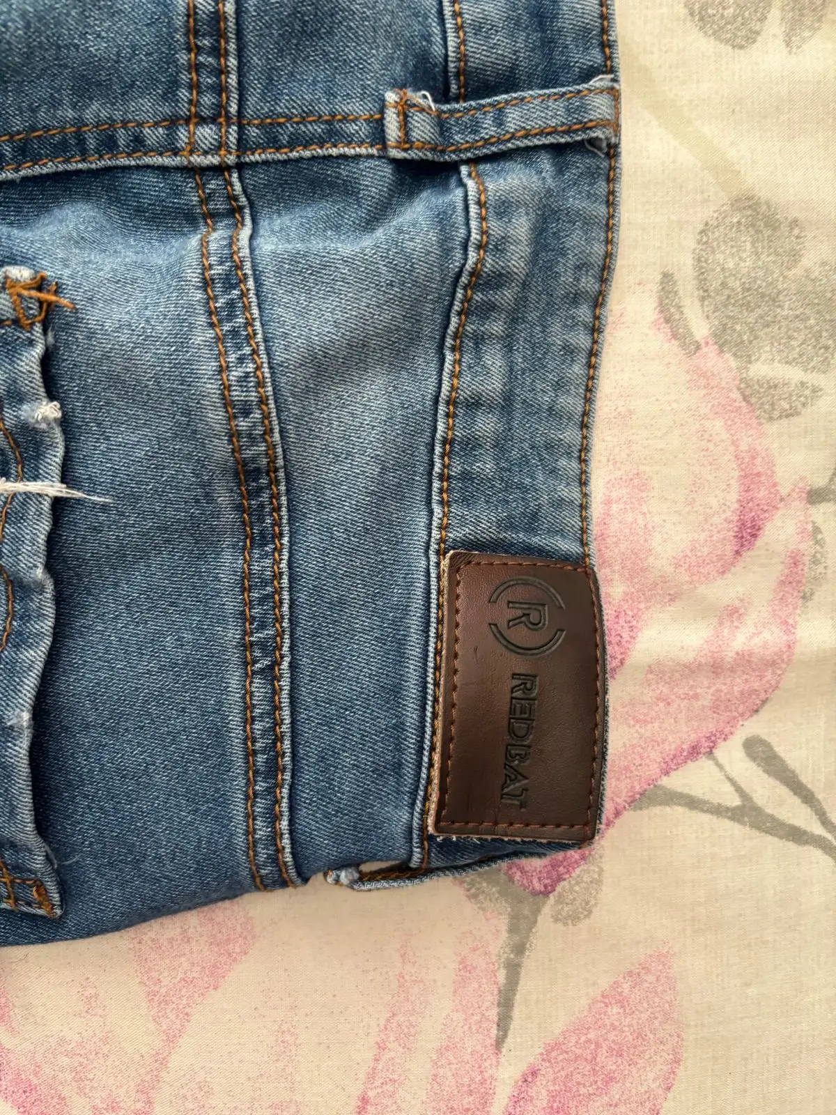 Redbat Distressed Blue Skinny Jeans