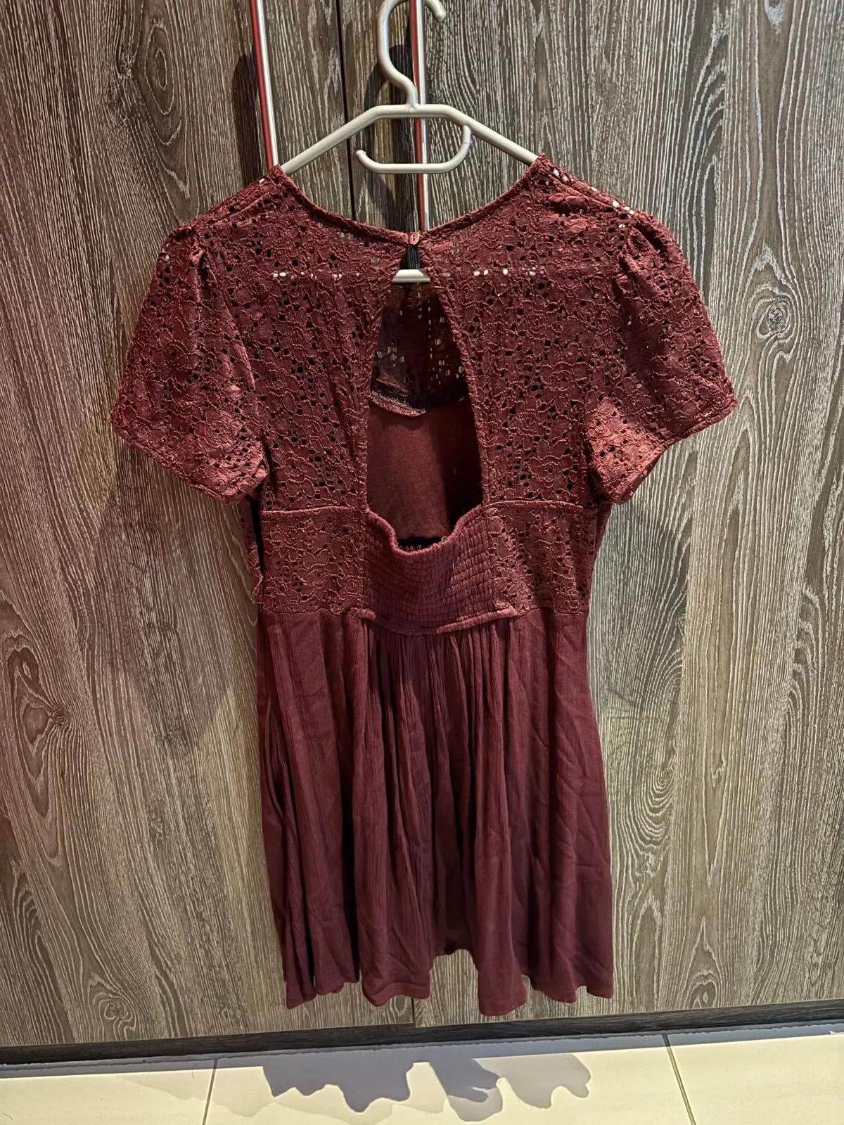 Maroon Dress