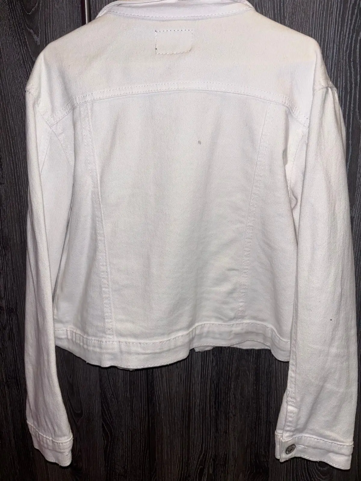 RT Girls White Denim Jacket