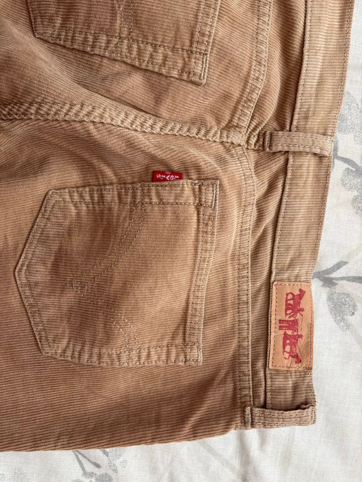 Levi's Brown Corduroy Wide Leg Pants