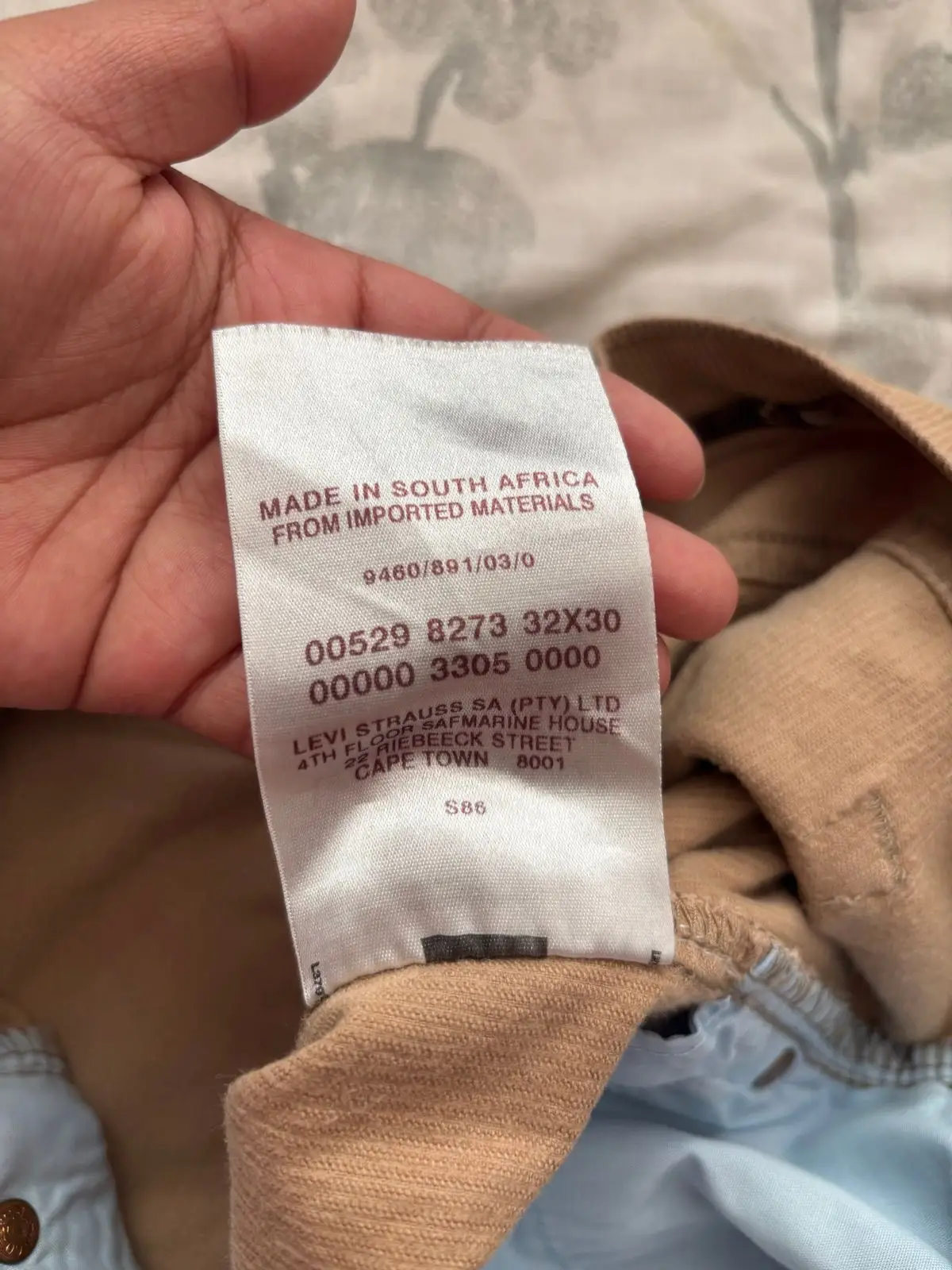 Levi's Brown Corduroy Wide Leg Pants