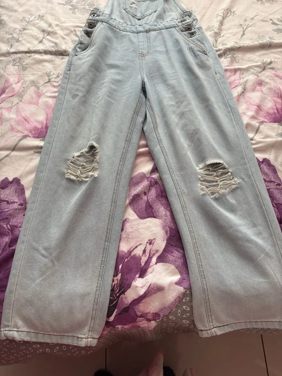 Ackermans Light Blue Denim Overalls