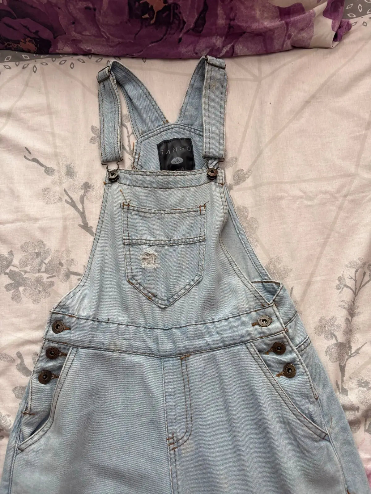 Ackermans Light Blue Denim Overalls