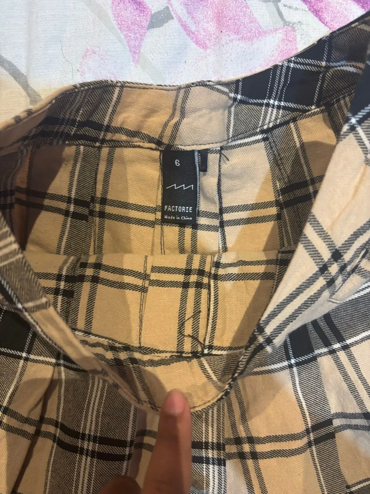 Factorie Plaid Skirt
