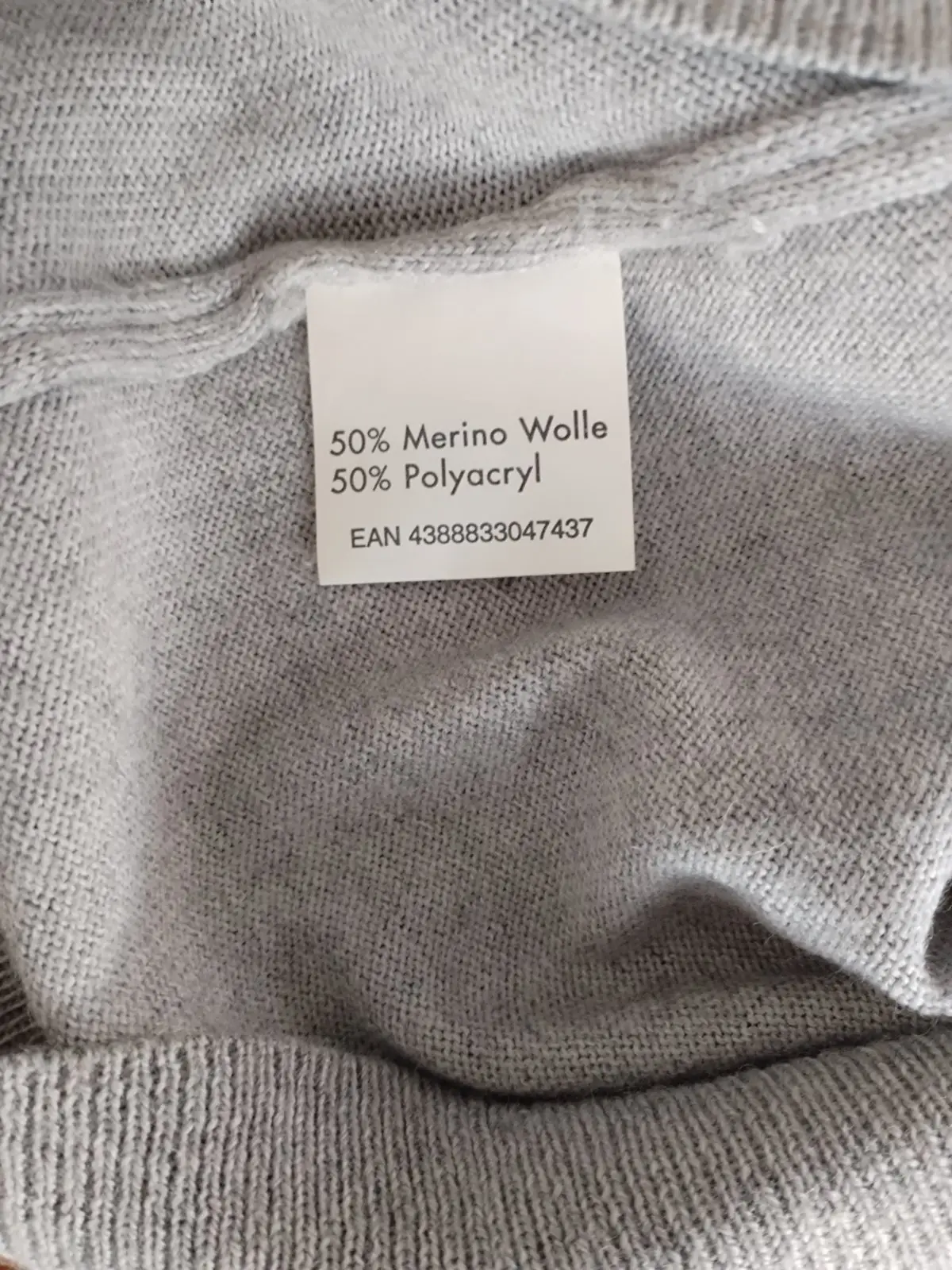 Luca Nobili Firenze Grey V-Neck Knit Sweater