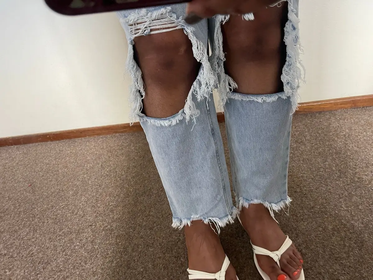 Mr Price Distressed Light Blue Jeans
