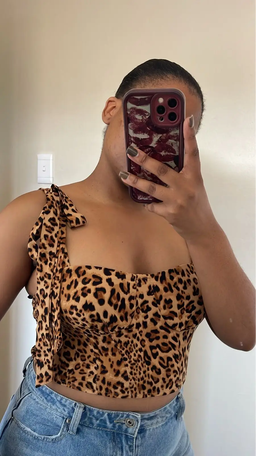 Leopard Print Crop Top